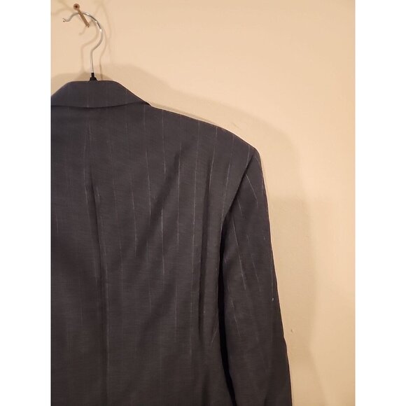 Hugo Boss 38R Corleone 2 Button Black Blazer Sport Coat Suit Jacket Virgin Wool - Picture 7 of 16